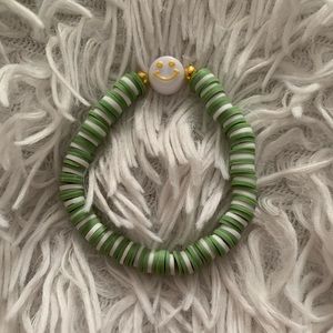 This bracelet is called gold leaf and it was homemade by a 10 year old!